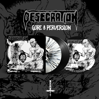 DESECRATION Gore & Perversion LP BLACK [VINYL 12"]